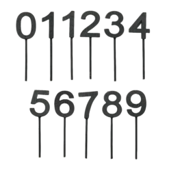 Nummer 0-9 Geburtstag