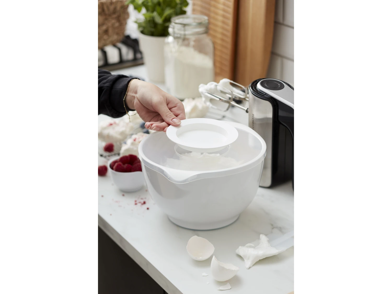 Rosti Margrethe Rührschüssel M. Splash-Deckel 9 Rosti Margrethe Rührschüssel M. Splash-Deckel – Bild 7