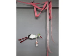 Storch Rasmus Mädchen Figur -Heimdekoration 14000 env 1 high