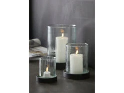 BITZ Windlicht M. LED Kerze -Heimdekoration 14549 env 1 high