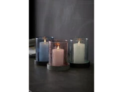 BITZ Windlicht M. LED Kerze -Heimdekoration 14549 env 2 high