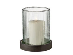 BITZ Windlicht M. LED Kerze -Heimdekoration 14549 high