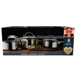 Funktion 6 Teile Topf-Set Mit Deckel -Heimdekoration 200168 box 4 high