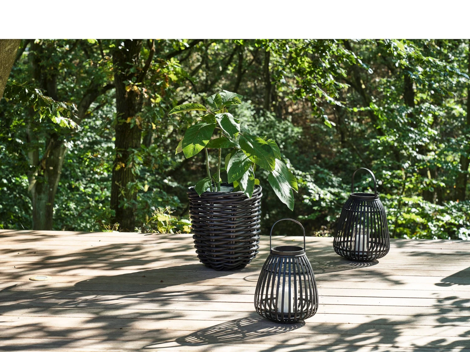 Vilda Übertopf Korbgeflecht 2 Stck. 4 Vilda Übertopf Korbgeflecht 2 Stck. – Bild 2