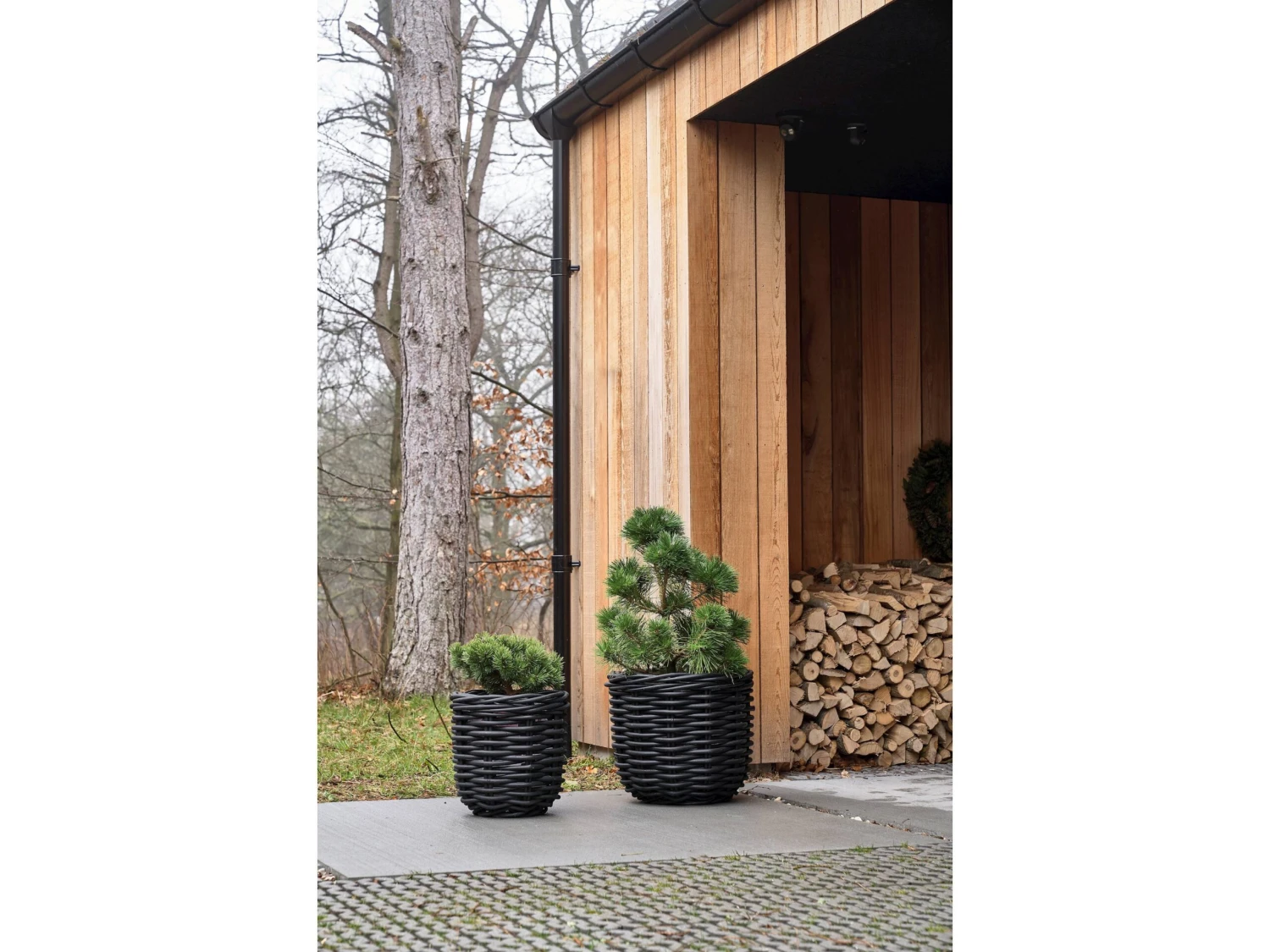 Vilda Übertopf Korbgeflecht 2 Stck. 6 Vilda Übertopf Korbgeflecht 2 Stck. – Bild 4