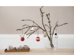 Snowman Ornament Hoptimist 2 Stck. -Heimdekoration 26095 env 4 high