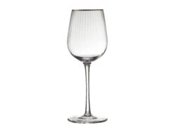 Lyngby Glas Palermo Gold Weissweinglas 4 Stck. -Heimdekoration 27578 2 high