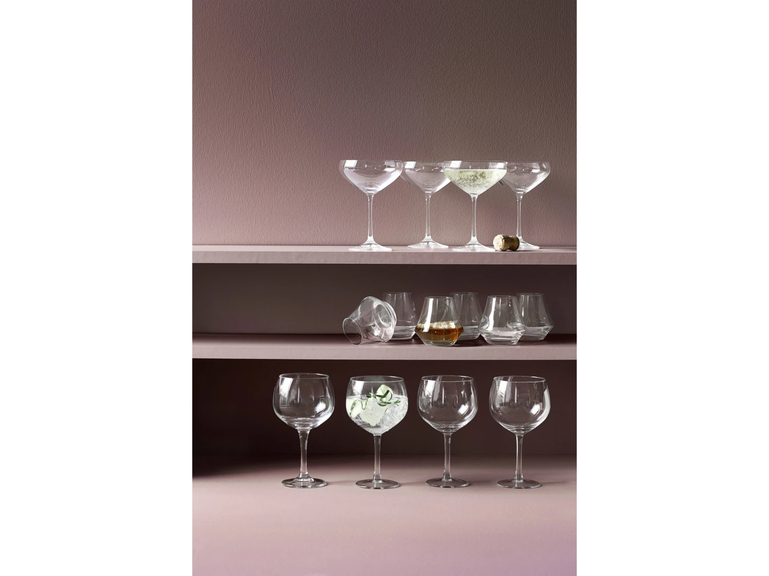 Lyngby Glas Juvel Rumglas 4 Stck. 6 Lyngby Glas Juvel Rumglas 4 Stck. – Bild 4